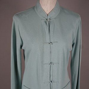 Vintage Shanghai Tang Nehru Jacket Blue